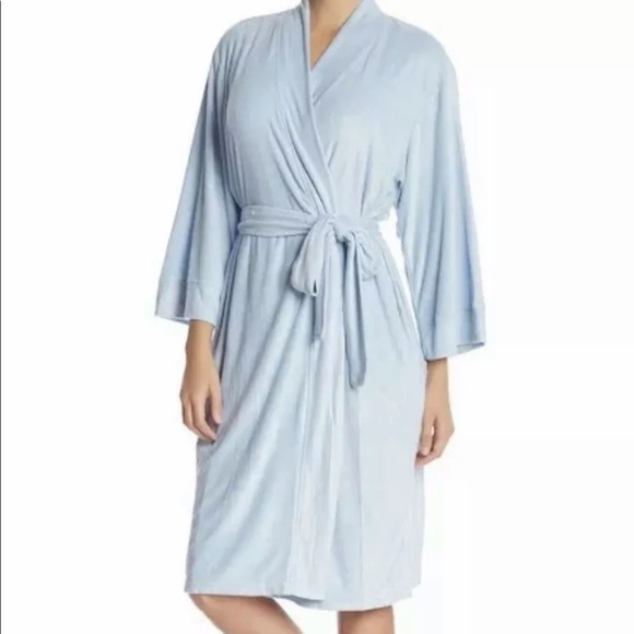 Natori Other - NWT N Natori Woman's Soft Spa Terry Robe Sz L BLUE